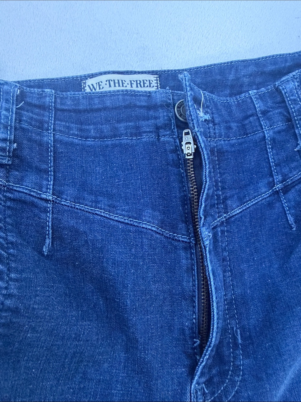 We The Free Deep Indigo Wide-Leg High-Rise Jeans - Picture 10 of 14